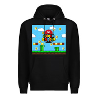 Black super daddio Premium Hoodie - TumblerDesignByShophia
