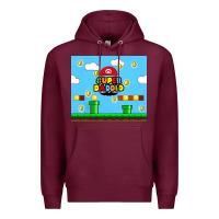 Burgundy super daddio Premium Hoodie - TumblerDesignByShophia