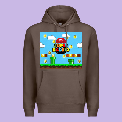 Super Daddio Premium Hoodie Designed By Tumblerdesignbyshophia
