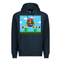 Navy super daddio Premium Hoodie - TumblerDesignByShophia