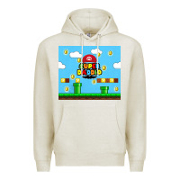 Oatmeal Heather super daddio Premium Hoodie - TumblerDesignByShophia