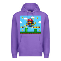 Purple super daddio Premium Hoodie - TumblerDesignByShophia