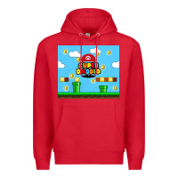 Red super daddio Premium Hoodie - TumblerDesignByShophia