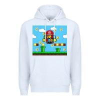 White super daddio Premium Hoodie - TumblerDesignByShophia