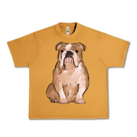 Peanut Butter bulldog Urban Heavy Tee - MaliasSmallBusiness