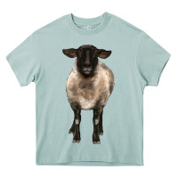 Arona suffolk ewe front Heavy Core Tee - BarkalooDesign