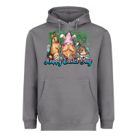 Storm Gnome bunny Happy Easter Day Heavyweight Hoodie - HowdyJamesFarm