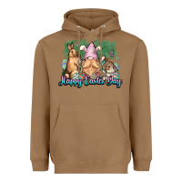 Toasted Coconut Gnome bunny Happy Easter Day Heavyweight Hoodie - HowdyJamesFarm