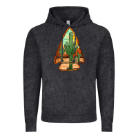 Vintage Black desert cactus arrowhead Vintage Hoodie - Jasminsmagicworld