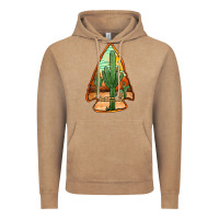 Vintage Coffee desert cactus arrowhead Vintage Hoodie - Jasminsmagicworld