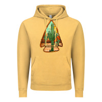 Vintage Mustard desert cactus arrowhead Vintage Hoodie - Jasminsmagicworld