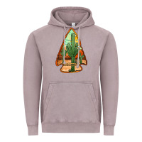 Vintage Zinc desert cactus arrowhead Vintage Hoodie - Jasminsmagicworld