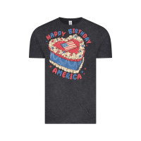 Vintage Black happy birthday america Vintage Tee - MaliasSmallBusiness