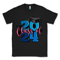 Black class of 2024 Classic Tee - MaliasSmallBusiness
