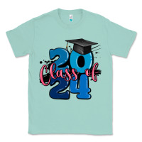 Seafoam class of 2024 Classic Tee - MaliasSmallBusiness