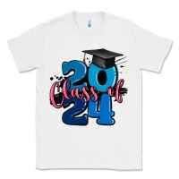 White class of 2024 Classic Tee - MaliasSmallBusiness