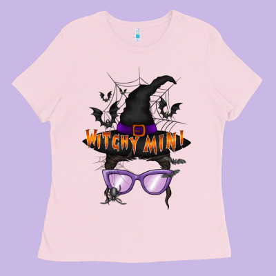 Witchy Mini Ladies Tee Designed By Racoondesign