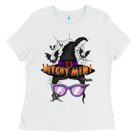 White witchy mini Ladies Tee - RacoonDesign