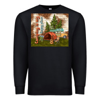 Black camping is my happy place Premium Sweatshirt - TumblerDesignByShophia