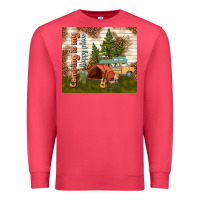 Cardinal camping is my happy place Premium Sweatshirt - TumblerDesignByShophia