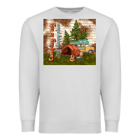 Dove Grey camping is my happy place Premium Sweatshirt - TumblerDesignByShophia
