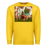 Lemon camping is my happy place Premium Sweatshirt - TumblerDesignByShophia