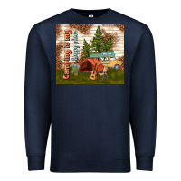 Navy camping is my happy place Premium Sweatshirt - TumblerDesignByShophia