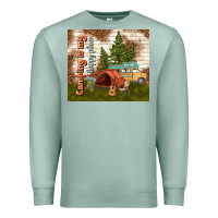 Seafoam camping is my happy place Premium Sweatshirt - TumblerDesignByShophia