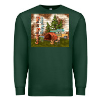 Sports Green camping is my happy place Premium Sweatshirt - TumblerDesignByShophia