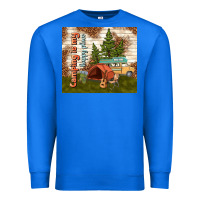 True Royal camping is my happy place Premium Sweatshirt - TumblerDesignByShophia