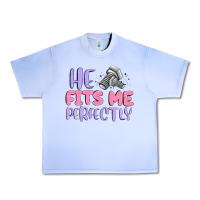Grape Ice he fits me perfectly Urban Heavy Tee - MaliasSmallBusiness