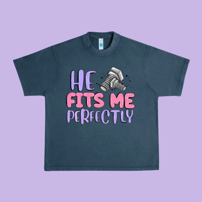 He Fits Me Perfectly Urban Heavy Tee Designed By Maliassmallbusiness