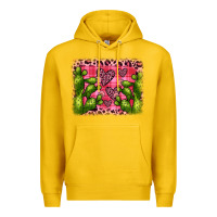 Lemon valentine's day cactus background Premium Hoodie - JahusDesignShop