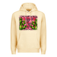 Pina Colada valentine's day cactus background Premium Hoodie - JahusDesignShop