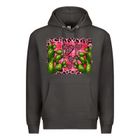 Smoke valentine's day cactus background Premium Hoodie - JahusDesignShop
