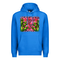 True Royal valentine's day cactus background Premium Hoodie - JahusDesignShop