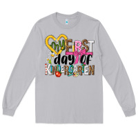 Moon Dust my first day of kindergarten Long Sleeve Tee - NancyCooperArtShop