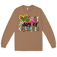 Toasted Coconut my first day of kindergarten Long Sleeve Tee - NancyCooperArtShop