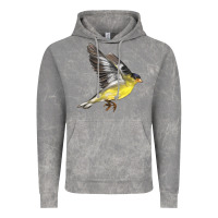 Cloud Rock Flying American Goldfinch Vintage Hoodie - LillyAllenDesigns