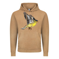Vintage Camel Flying American Goldfinch Vintage Hoodie - LillyAllenDesigns