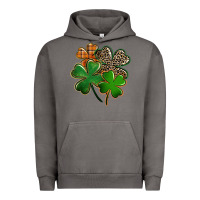 Pigment Tornado Leopard shamrock St. Patricks Day Urban Hoodie - FaDigitalArtStudio