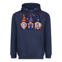 Navy USA gnomies 4th of july Heavyweight Hoodie - HowdyJamesFarm