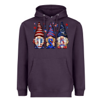 Plum USA gnomies 4th of july Heavyweight Hoodie - HowdyJamesFarm