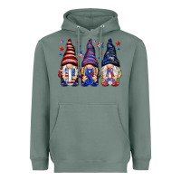 Sage USA gnomies 4th of july Heavyweight Hoodie - HowdyJamesFarm