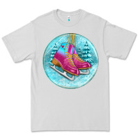 Dove Grey ice skate christmas ornament Premium Tee - BundleAndBundleShop