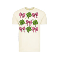 Vintage Arctic coquette bow clover st. patrick's day Vintage Tee - MaliasSmallBusiness
