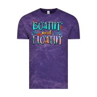 Cloud Purple boatin' and floatin' Vintage Tee - JahusDesignShop
