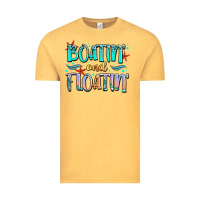 Vintage Mustard boatin' and floatin' Vintage Tee - JahusDesignShop
