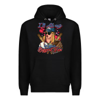 Black I'll always be your biggest fan Baseball Premium Hoodie - HowdyJamesFarm