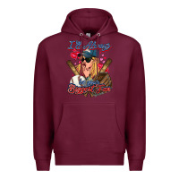 Burgundy I'll always be your biggest fan Baseball Premium Hoodie - HowdyJamesFarm